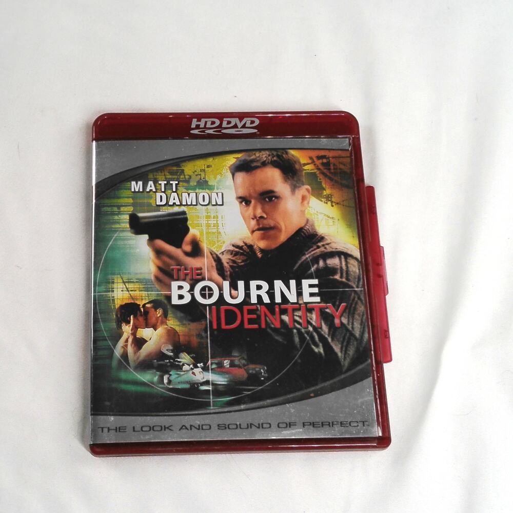 The Bourne Identity HD DVD Matt Damon 2002 Universal Red Case OOP